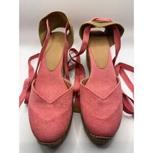 Castañer Carina Wedge Espadrille In Pink